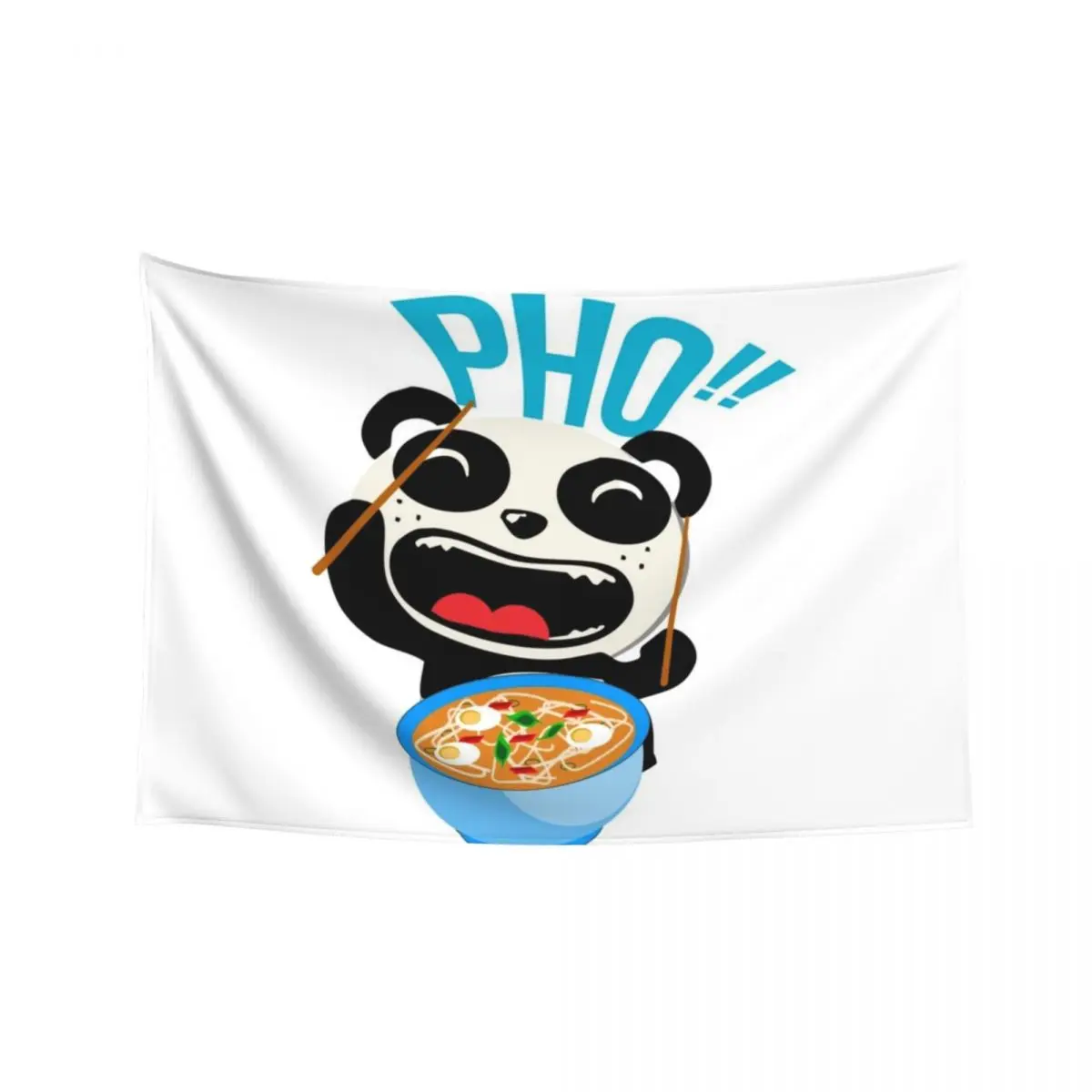 

Pho Soup Vietnam Ramen Laughing Panda I Gift Idea Tapestry Bedrooms Decor Home Supplies Room Decor Korean Style Tapestry