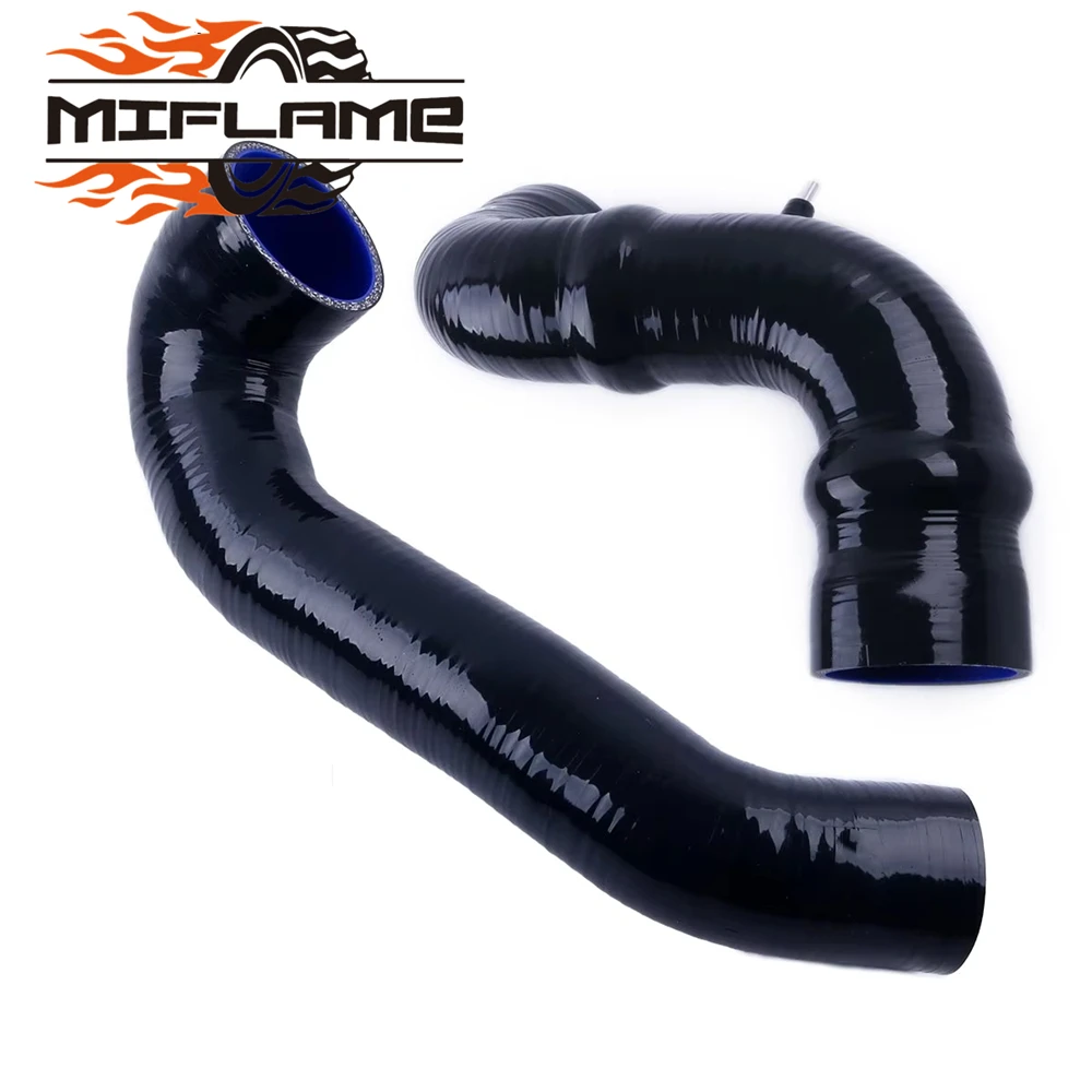 For Saab 93 9-3 1.8t 2.0t 2.0T B207 2004-2008 Intake & Throttle Body Silicone Hoses Air Cleaner Filter Tubes Kit 2Pcs