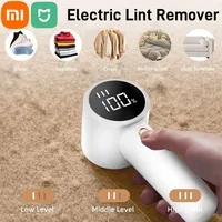 Xiaomi Electric Lint Remover Portable Hair Balls Fuzz Removers USB Charging Intelligent Digital Display For Clothes Home Use