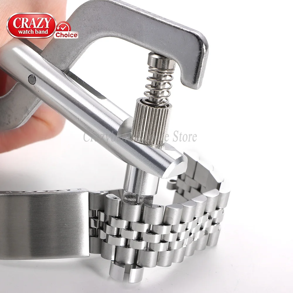 Metals 3Pins Remover Adjust Stainless Steel WatchBand Link Pin Plier Puncher Watchmaker Quickly Held Dismantling Repair Kit Tool