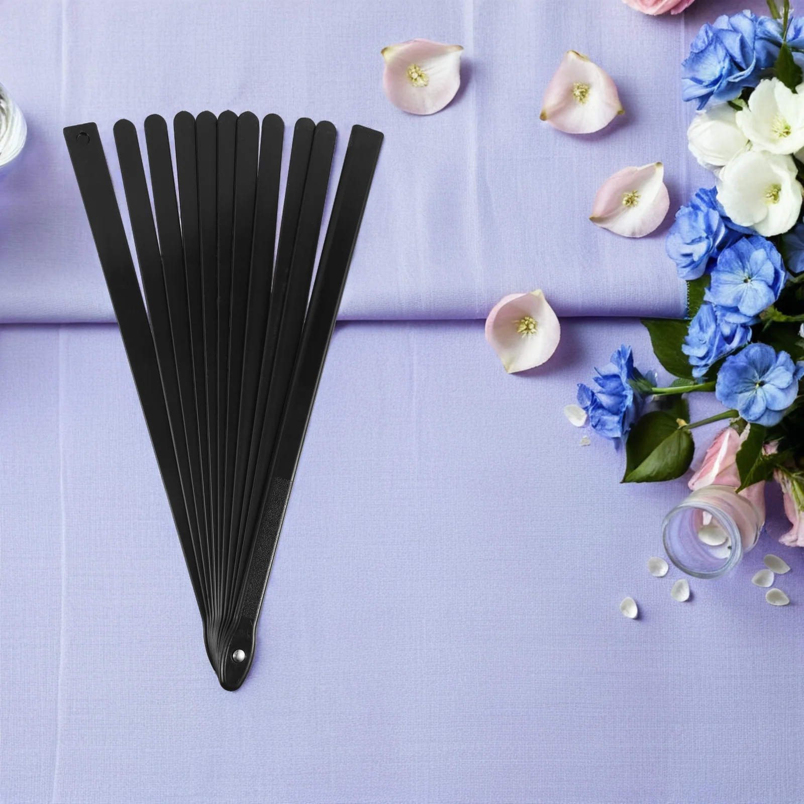 6 قطعة إطار مروحة بلاستيكي متين قابل للطي لتقوم بها بنفسك أضلاع فارغة غير مكتملة للمهرجانات التقليدية يعرض إطار مراوح قابلة للطي لتقوم بها بنفسك