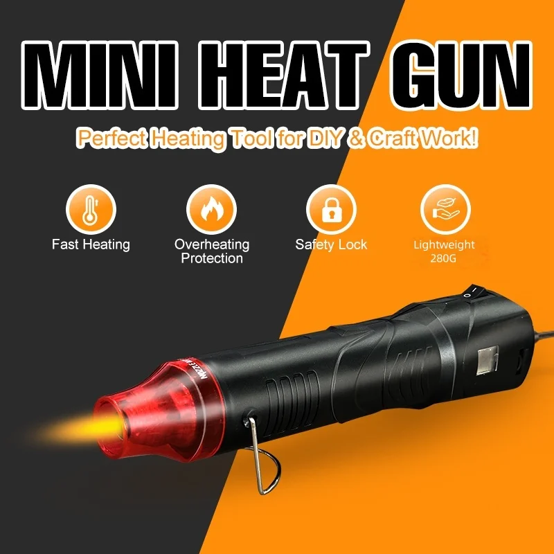 Neue styHot Air Gun Löten Temperatur Gebläse Pistole DIY Handwerk Elektrische Power Heißer Trockner Mini Heißer Pistole Für Schrumpf Schläuche Auto Wrap