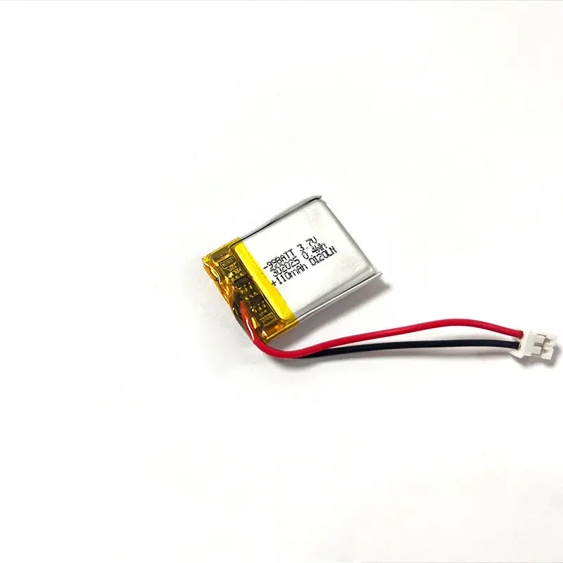 302025 3.7V 110mAh Li-Polymer Battery Li-Po for Bluetooth Devices GPS Security Equipment Mini camera Smart Lock