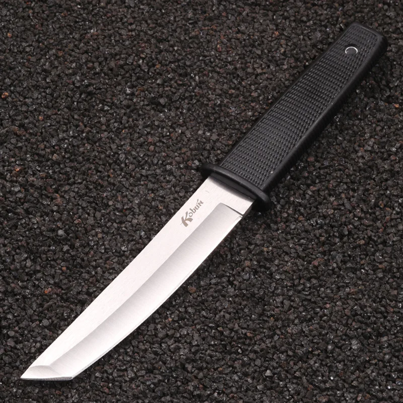 Coltello a lama fissa di alta qualità Kydex guaina manico in ABS 440 lama caccia esercito coltelli tattici sopravvivenza pesca in bianco e nero