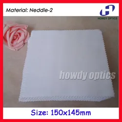 (HM-6) 175gsm White Eyeglasses Microfiber cleaning cloth 15x14.5cm lens cleaning cloth
