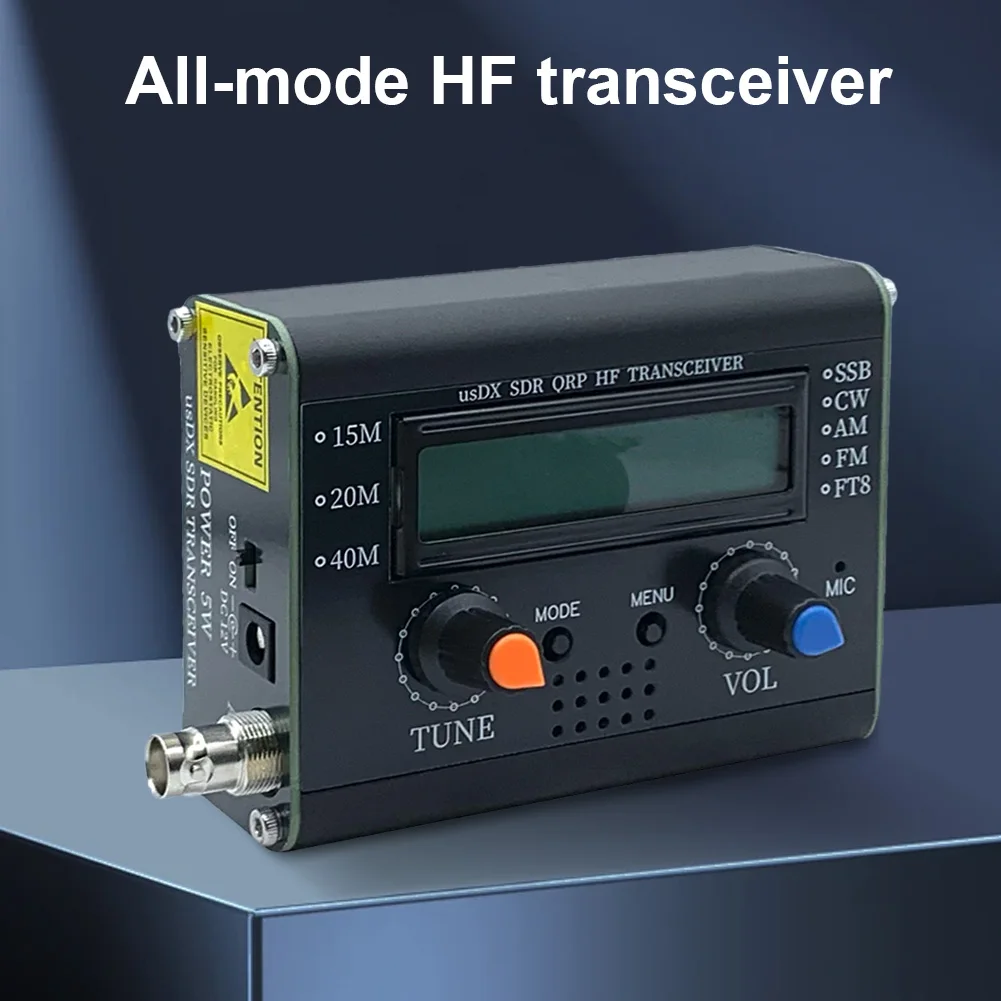 5W UsDX All Mode HF Transceiver QCX-SSB To SSB 3-Band All Mode Transceiver W/ DSP SDR High Frequency Transceiver + Mic