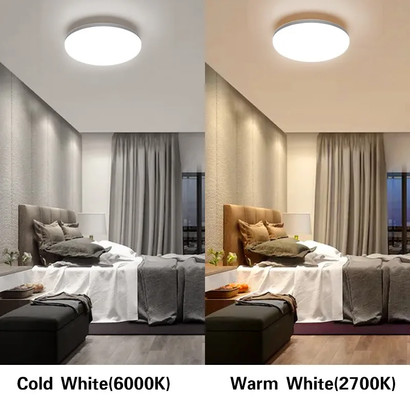 Ultra-thin Round LED Ceiling Lamp 110V 220V Lustre Hanging Lamps for Indoor Ceiling Chandelier for Living room Dining room Light