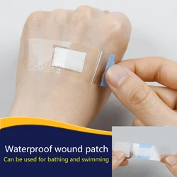 PU Transparent Waterproof Band Aid Adhesive Medical Strips Wound Plaster For Sports Bathing Protective First Aid