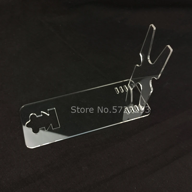 Clear Acrylic Pistol Display Stand Handgun Holder Stand Gun Organizer Toy Gun Storage Rack