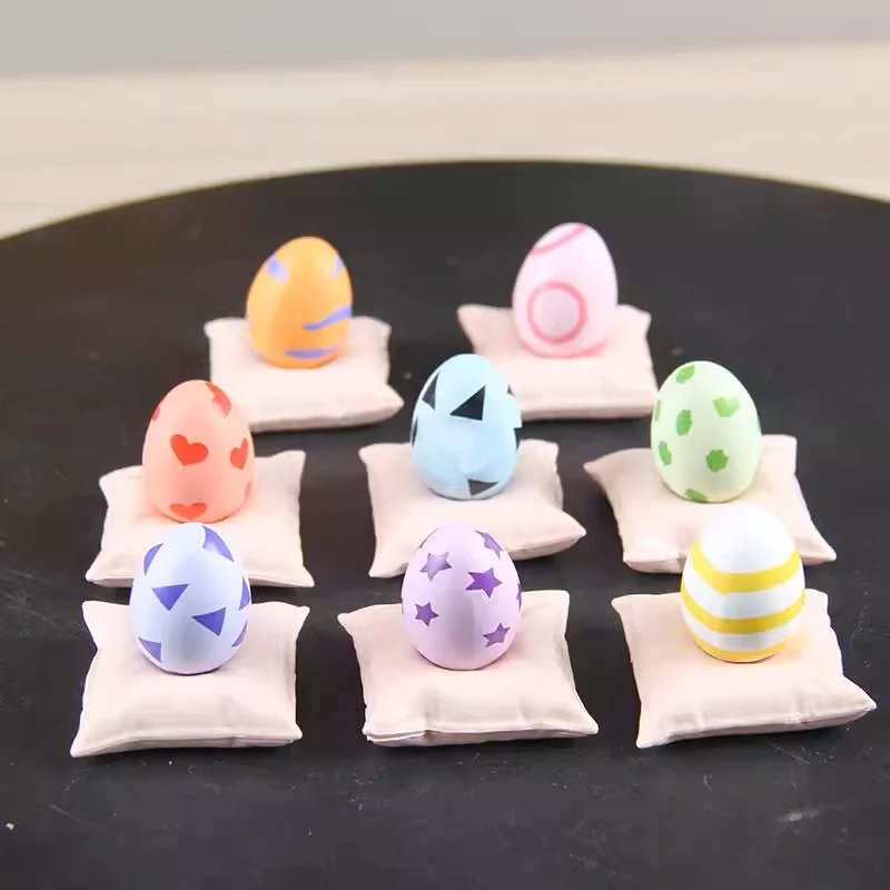 متوفر جديد ديجمون مغامرة شخصيات كرتونية البيض الرقمي 4 سنتيمتر 8 قطعة الشكل جمع الديكور تمثال صغير لعبة تمثال نموذج هدية