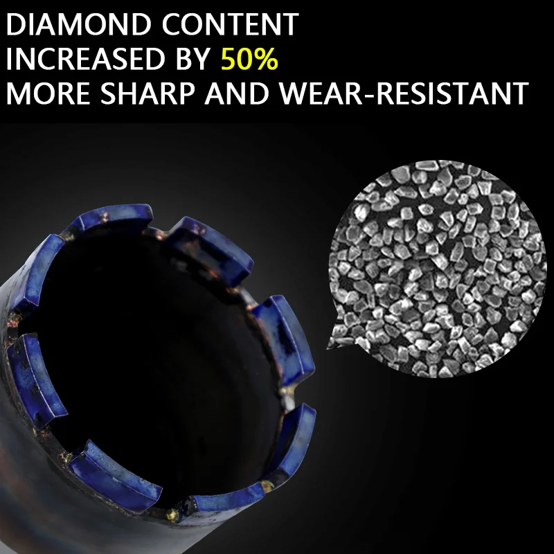 

Diamond Core Drill Bit wear-resistant universal industrial grade and Three-body Rhinestone Drill Bit pure cobalt blade sharp