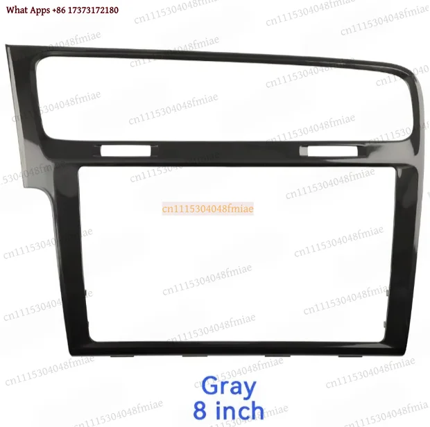 k3 8/9.2 Inch Piano Black Radio Frame Screen Bezel Decorative Inner Trim Panel for Golf 7 7.5 MK7 MK7.5 LHD