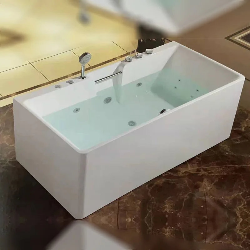 Foshan manufacturer Jacuzzi seamless docking three skirt bath constant temperature SPA bubble pool intelligent constant