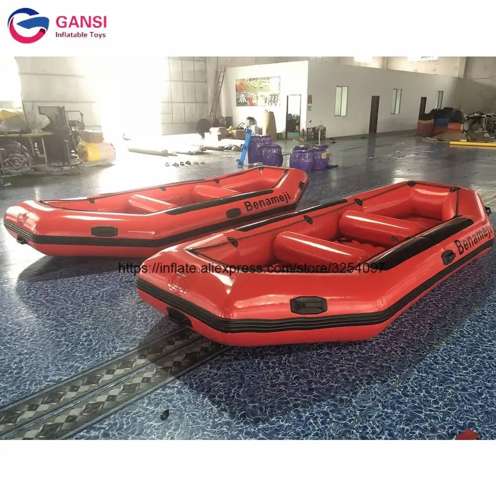 

Water Play Equipment 4.2X1.9M InfInflatable Paddle Boat,Water Raft InfInflatable Drifting Boat With High Quality