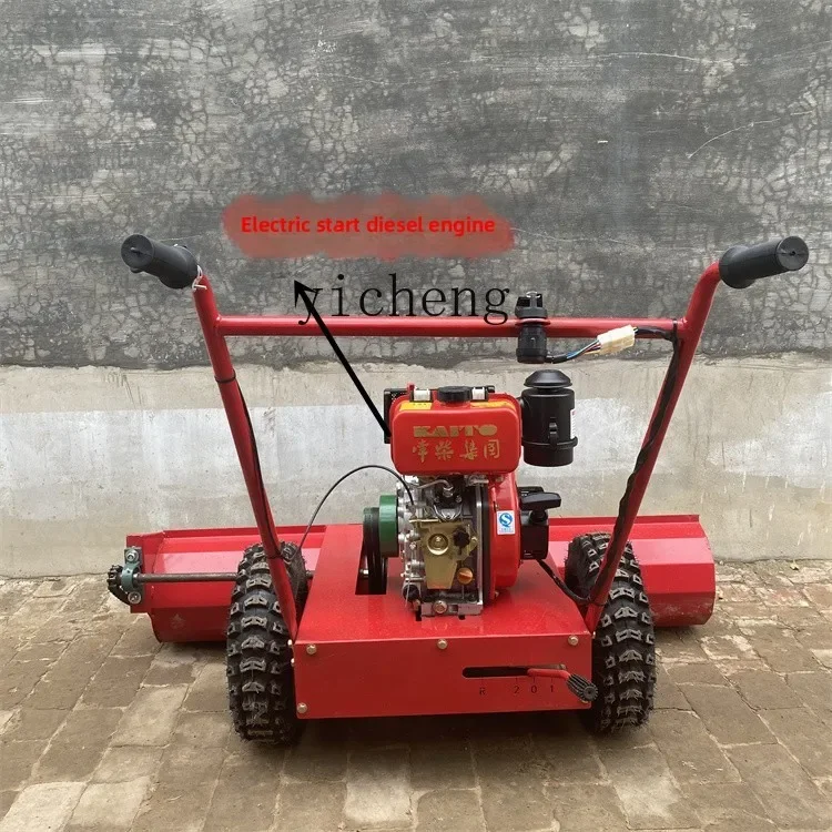 TQH Small Snow Removal Vehicle Hand Wheel Fuel Snow Removal Machine Property Road Self-propelled Snow Removal Machine