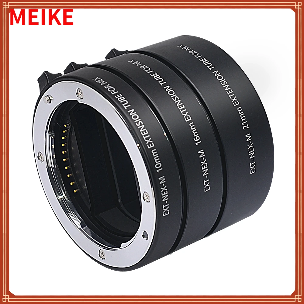 

Mcoplus Auto Focus AF Macro Extension Tube Ring for Sony E Mount A6000 A6100 A6300 A6400 A6600 A7 A7II A9 A7III A7IV NEX-6 NEX-7