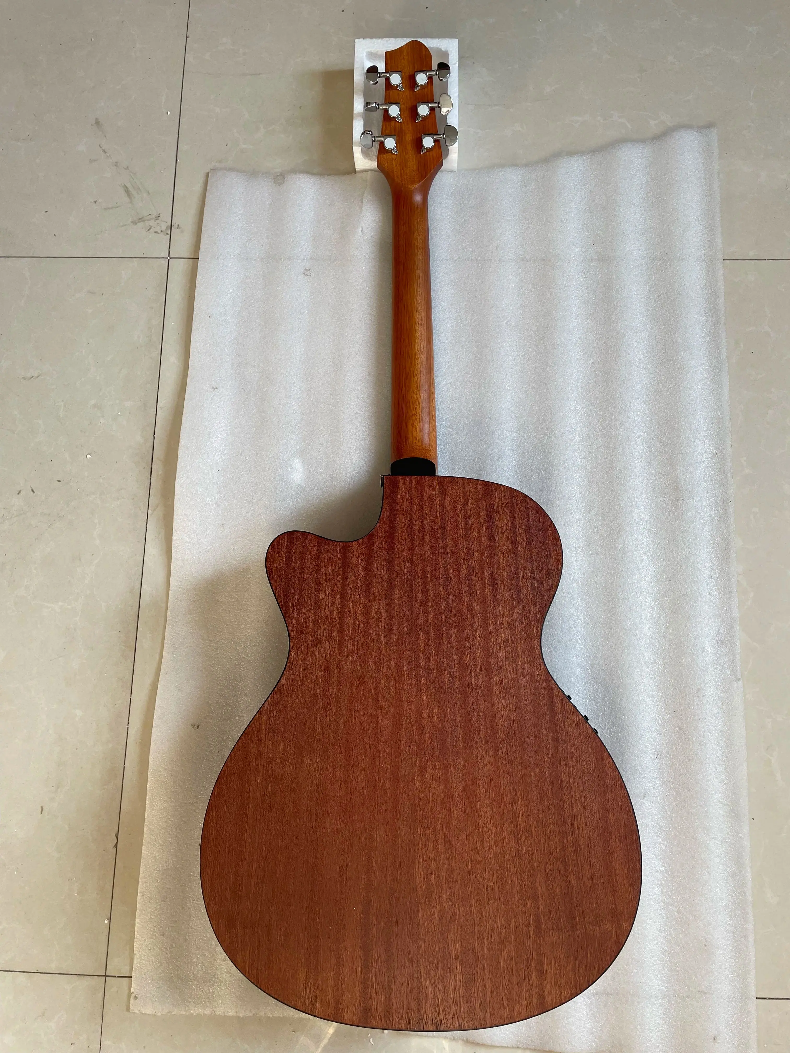 Wooden Acoustic Guitar with Beautiful Vioce, D Type 45 Model, Electric Folk Guitar, High Quality, New, 41\