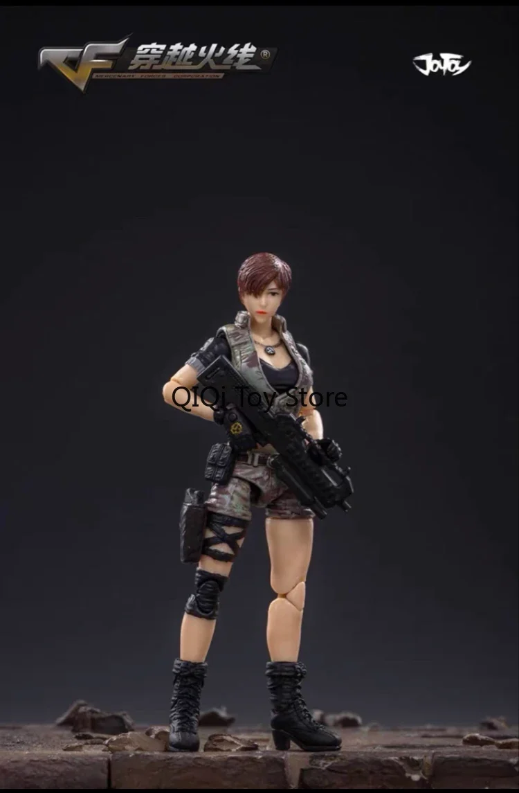 

Dark Source CF Fox Hunter A 1/18 Crossing the Line of Fire JOYTOY 3,75 Военный Женский Солдат