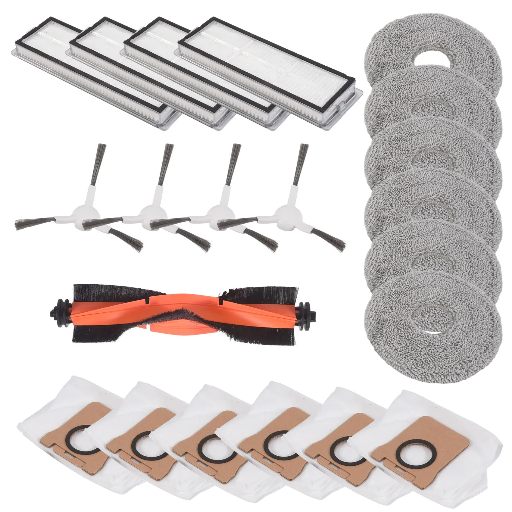 For Xiaomi Robot Vacuum X20 Plus / X20 + Robot Vacuum Cleaner Main Side Brush Hepa Filter Mop Cloth Dust Bag Accessories view 6