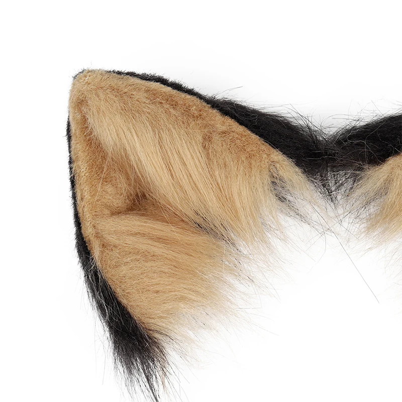 New Halloween Party Adjustable Simulation Fox Tail Plush Fox Ears Hair Band Cosplay Anime Exhibition Dress Up Accessories