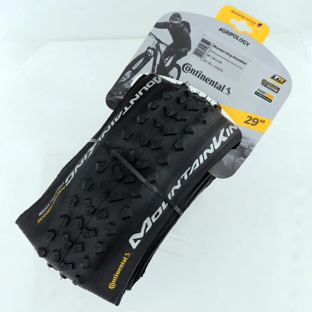 Continental Mountain King MTB 29x2.3in Tubeless Folding Tyre 3/180 TPI Performance TLR 29x2.3