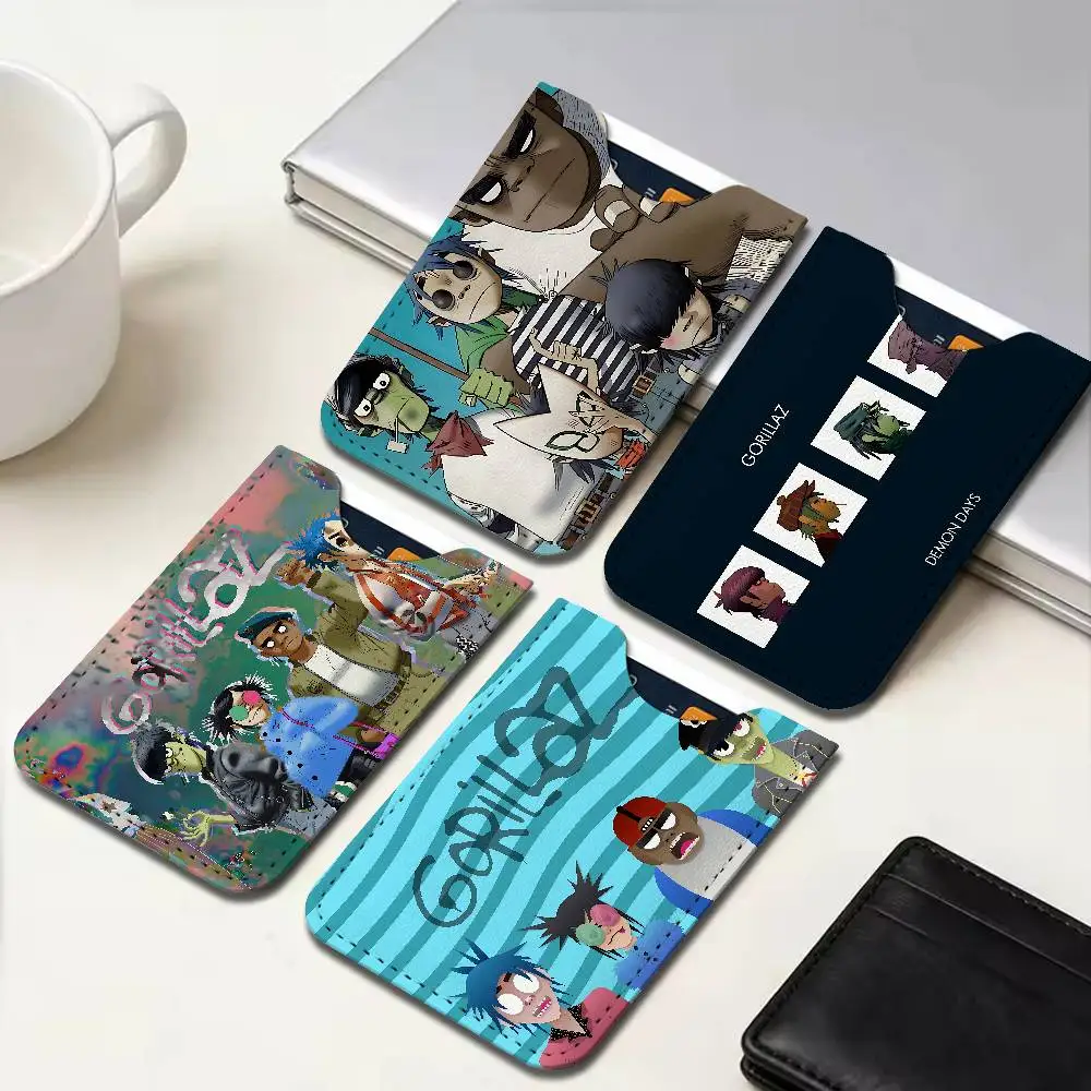 Music Cool Band G-gorillaz Card Protect Credit Bank Card Holder Case Slim Wallet Protector for Men Travel Shopping