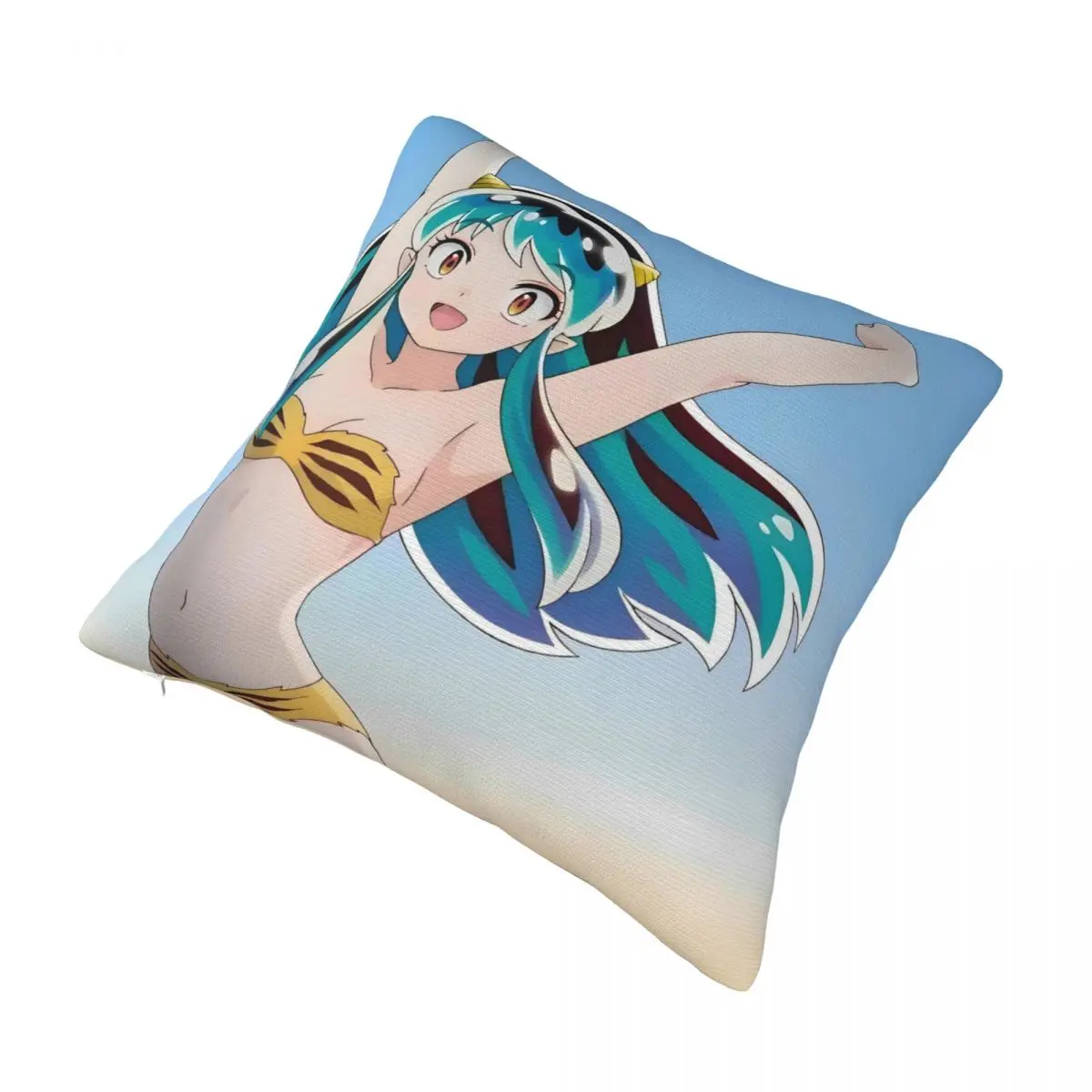 وسادة غطاء أنيمي Urusei Yatsura الجرافيك غطاء الوسادة الجدة كيس وسادة لحفل زفاف ديكور المنزل سادات #3