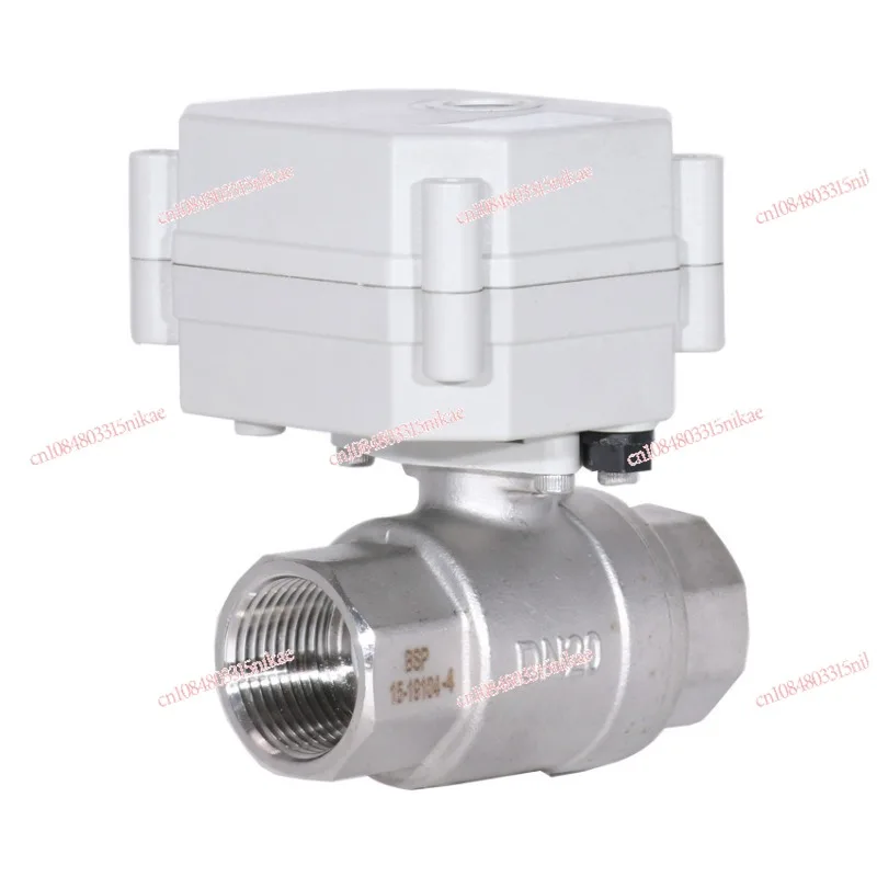 

Miniature electric valve metal movement two-way internal thread stainless steel valve DN20