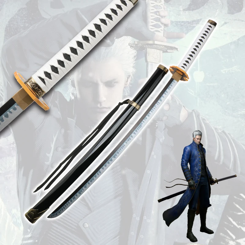 Anime Katana Personagem Armas Props, Cosplay Toy Espada, Nelo Lorenzo, Yamato 5, 104cm, 41 "Versão