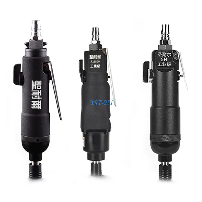 

E15A Reversible Screw Driver Air Impact Screwdriver Pneumatic Straight Screwdriver 10000rpm 1/4" Professional Industrial Tool