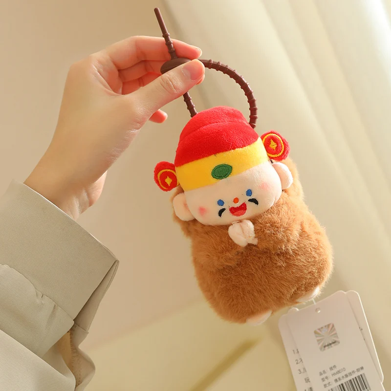 Hot Mammon Capybara Plush Toys Cute Hat Capybara Pendant Backpack Keychain Decor Stuffed Animals Funny Girls Boys Birthday Gifts