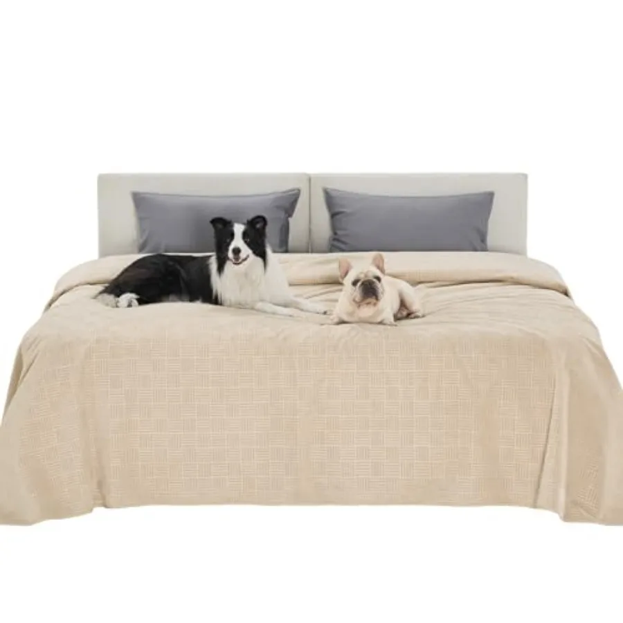 

Водонепроницаемый чехол для кровати для собак, моющийся - водонепроницаемое одеяло для кровати размера King, дивана, уютный легкий защитный чехол для мебели