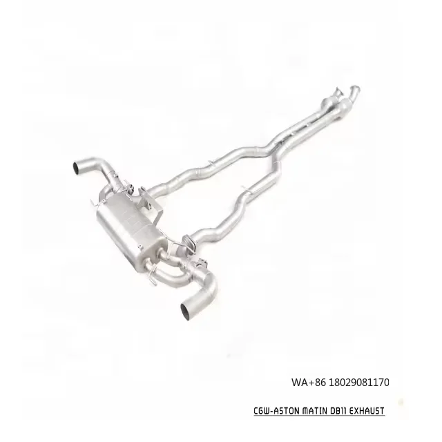 

CGW Stainless Steel 304 High Performance Valve Full Exhaust System Muffler Pipes for DB11 4.0T V8 2019+