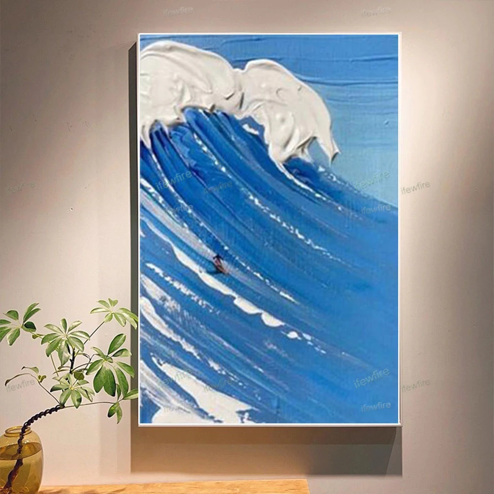 

Modern Pure Hand-Painted Canvas Painting Golden And Off-white Texture Wall Pictures For Home Decoration Living Room Sky Artwork