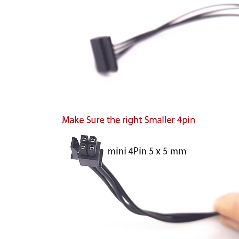 Mainboard Mini 4pin to SATA SDD Power Supply Cable Single SATA Double SATA Plug Cord Adapter Extension Wire for Computer PC Line