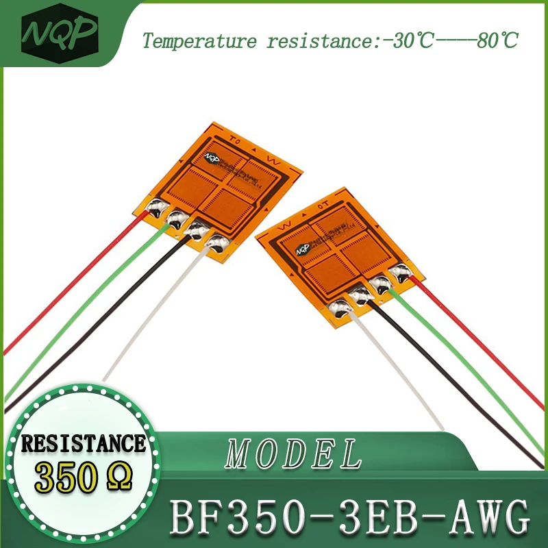 Strain gauge BF350-3EB-AWG, high-precision, resistive type, with a resistance value of 350 ohms, for load cells.