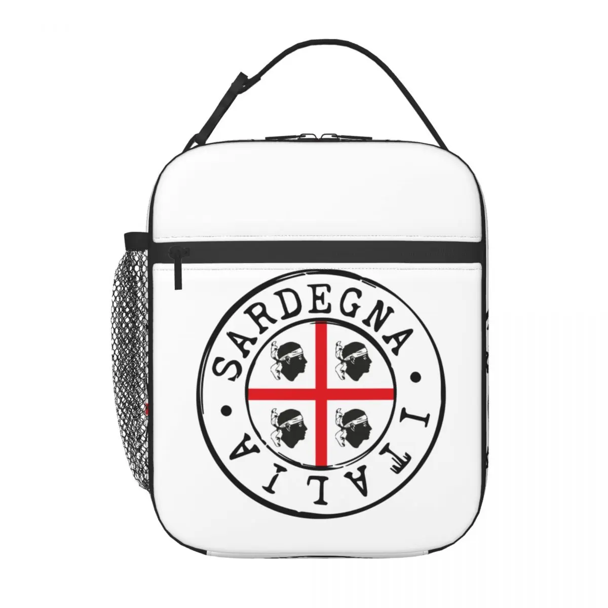 Sardinia Sardegna Flag Italy Insulated Lunch Bag Portable Italia Italian Pride Thermal Cooler Lunch Box Office Picnic Travel