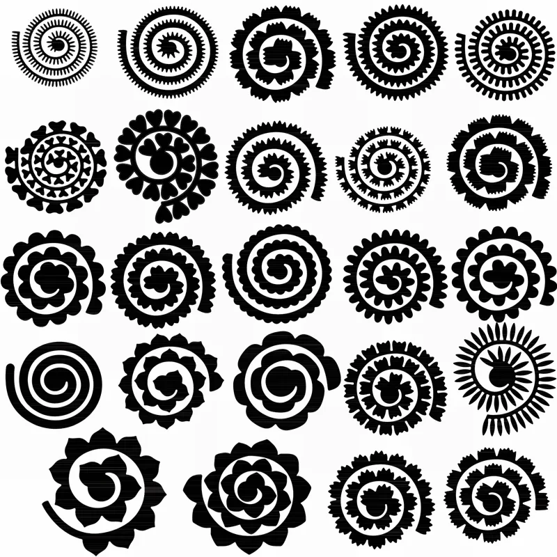 Metall-Stanzformen-Set: Verschiedene 3D-Designs für Liebesblumen, Rosen und Blütenblätter – Ideal für DIY-Scrapbooking, Bastelarbeiten und Papierkarten