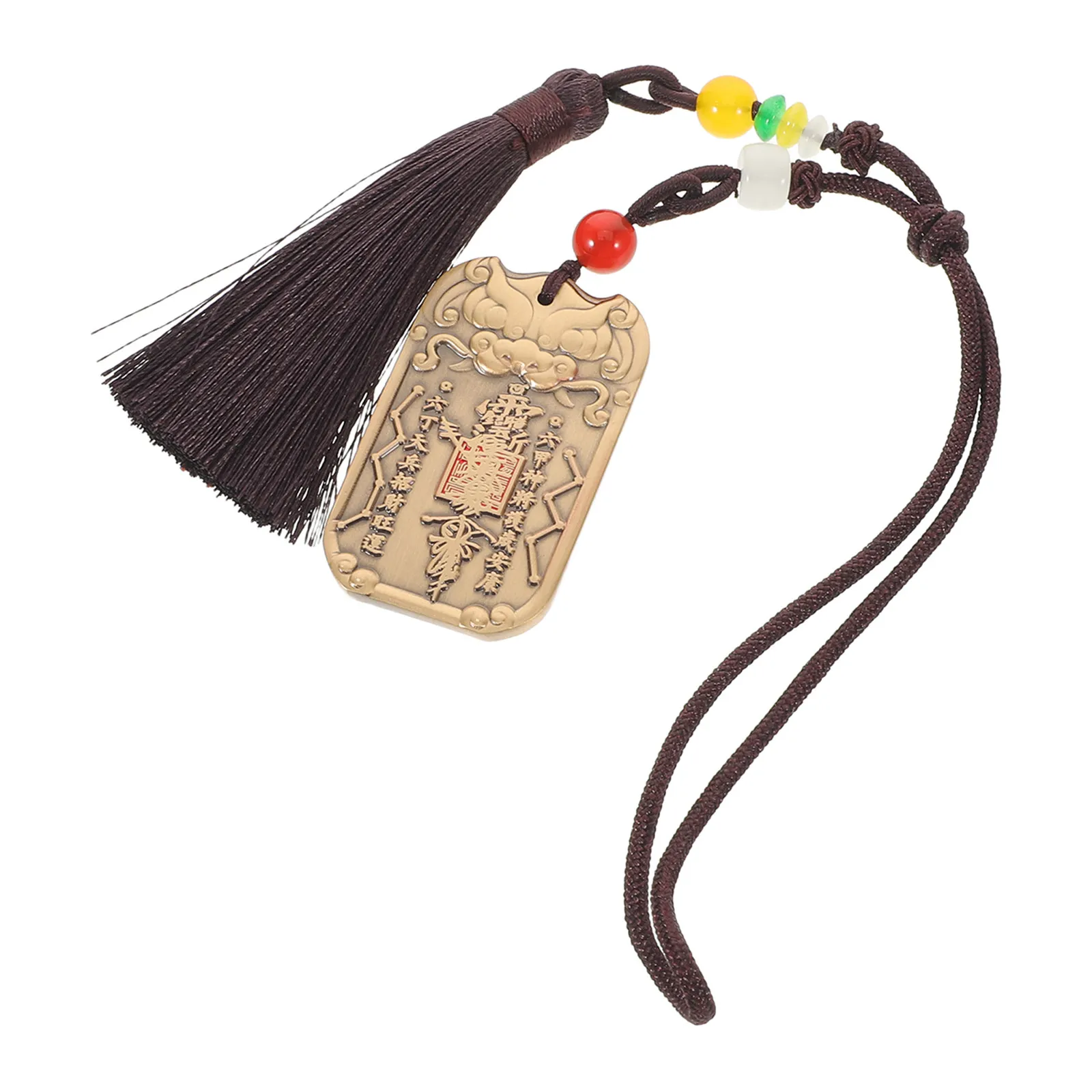 General Tai Pendant Asian Prosperity Amulet Chinese Card 2026 Charm New Year Blessing Cards Zodiac
