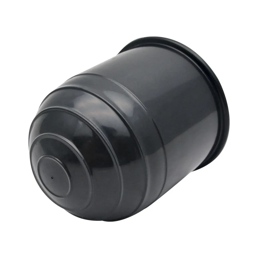 Car Trailer Ball Cap Protective Cover Black Plastic Towbar Ball Head Cap for Standard 50mm Head Universal Auto Accessories