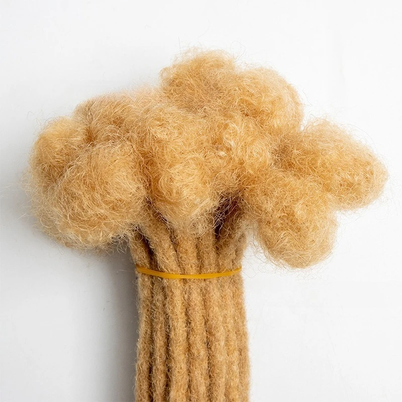 0.4 0.6 0.8cm #27 Color 100% Human Hair Dreadlock Extensions Loc Extensions Human Hair Permanent Loc Extensions Human Hair