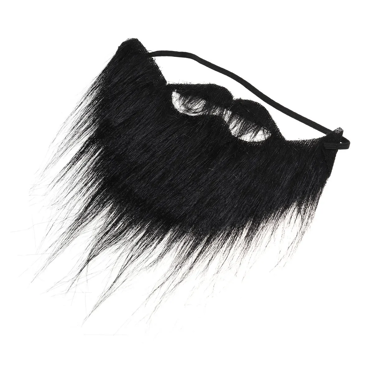 Fausses moustaches, bande élastique noire pour adultes et enfants, fournitures de fête d'halloween, accessoires de Festival de costumes, moustaches de barbe