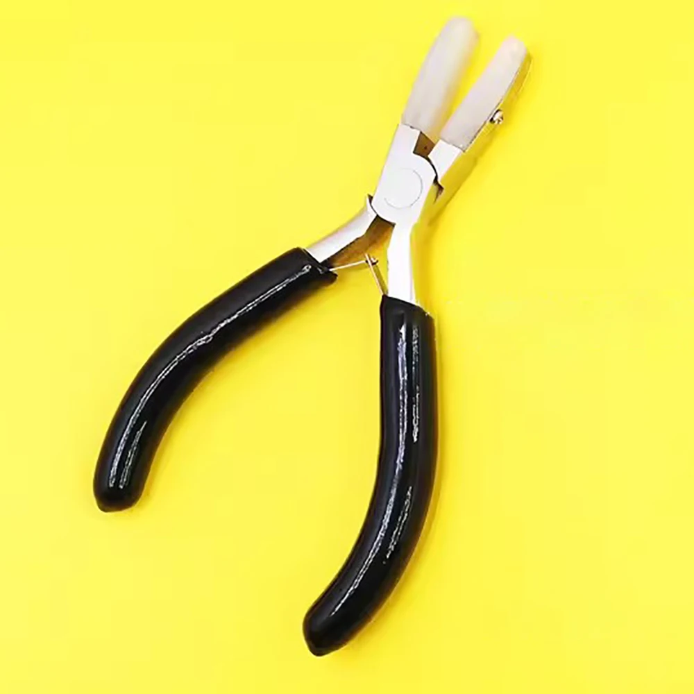 DIY Wide Flat Mouth Nylon Pliers Winding Tool Handmade Jewelry Crimping Pliers Professional Special Manual Tools Accessories