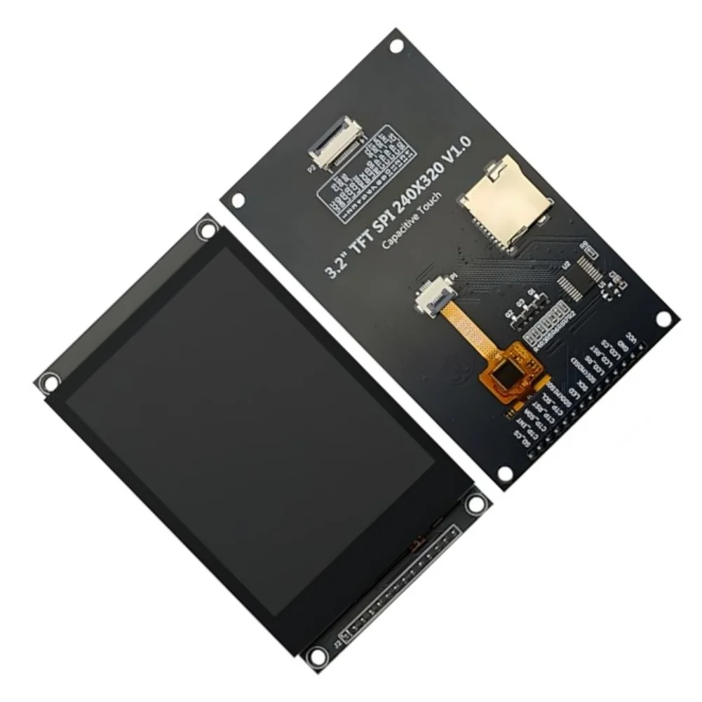 3.2 Inch IPS Serial 240X320 Capacitive Touch Display Module FT6336U Driver With TF Card Slot For DIY Electronics Projects