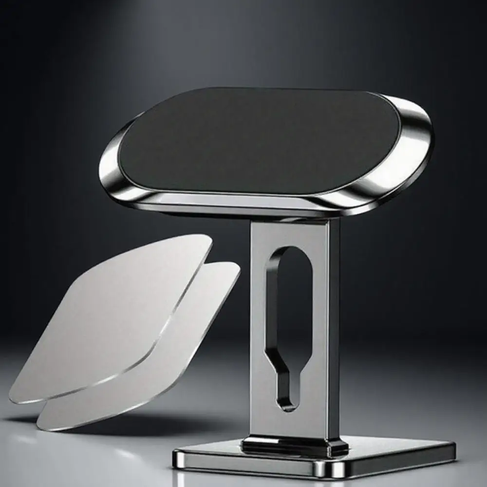 

360 Degree Rotation Magnetic Car Phone Holder Universal Dashboard Stand Flat Stick-On Cell Phone Mount Accessory