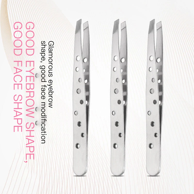 Nail Art High Precision Time-saving Durable False Eyelash Tweezers Must-have Durable Stainless Steel Stainless Steel Tweezers