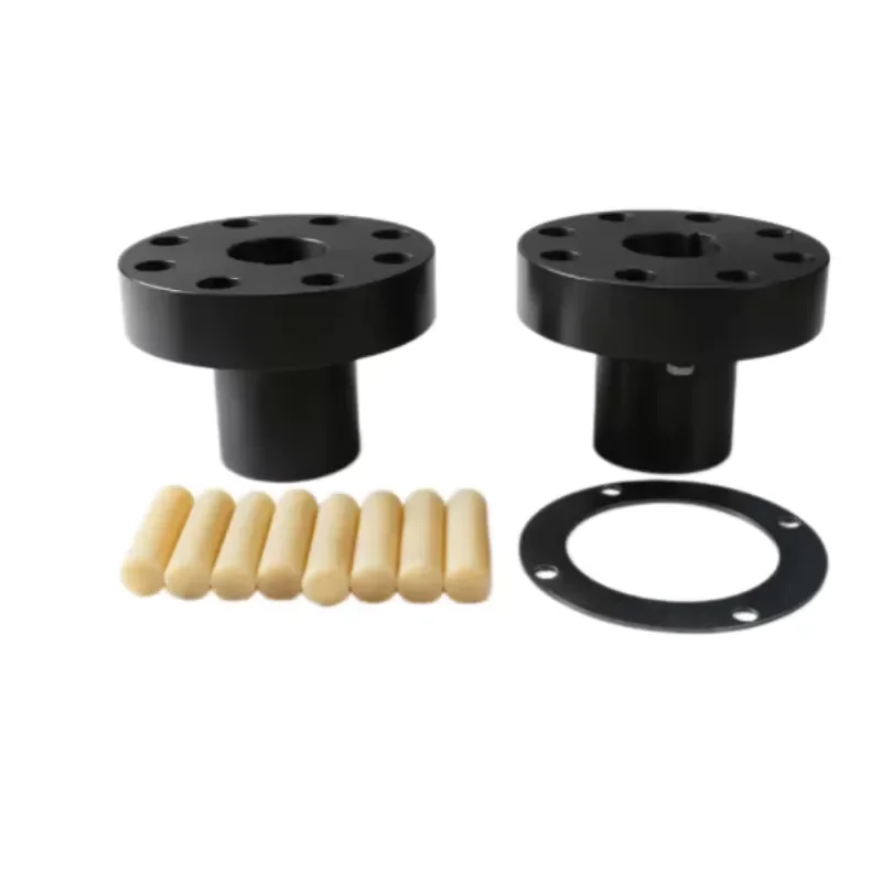 45 Steel Elastic Pin Coupling Water Pump Motor Coupling Fan Motor Backrest Wheel Coupling Sleeve