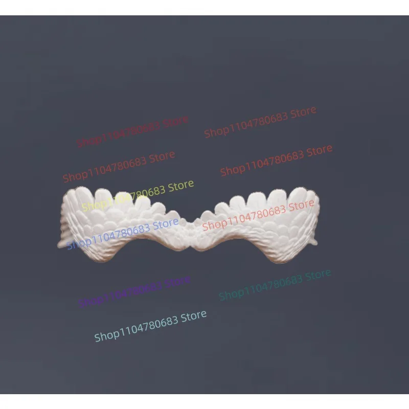 MOC بنة الملاك خوذة درع أجنحة شخصية صغيرة التجمع نموذج عرض الكرتون أنيمي الملحقات لعبة هدية تحصيل