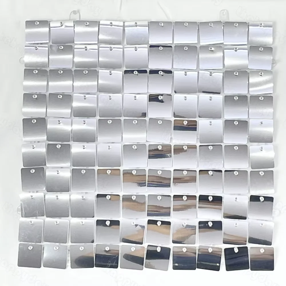 12 Buah Panel Latar Belakang B - Sequin Fabric Panel ulasan dan harga