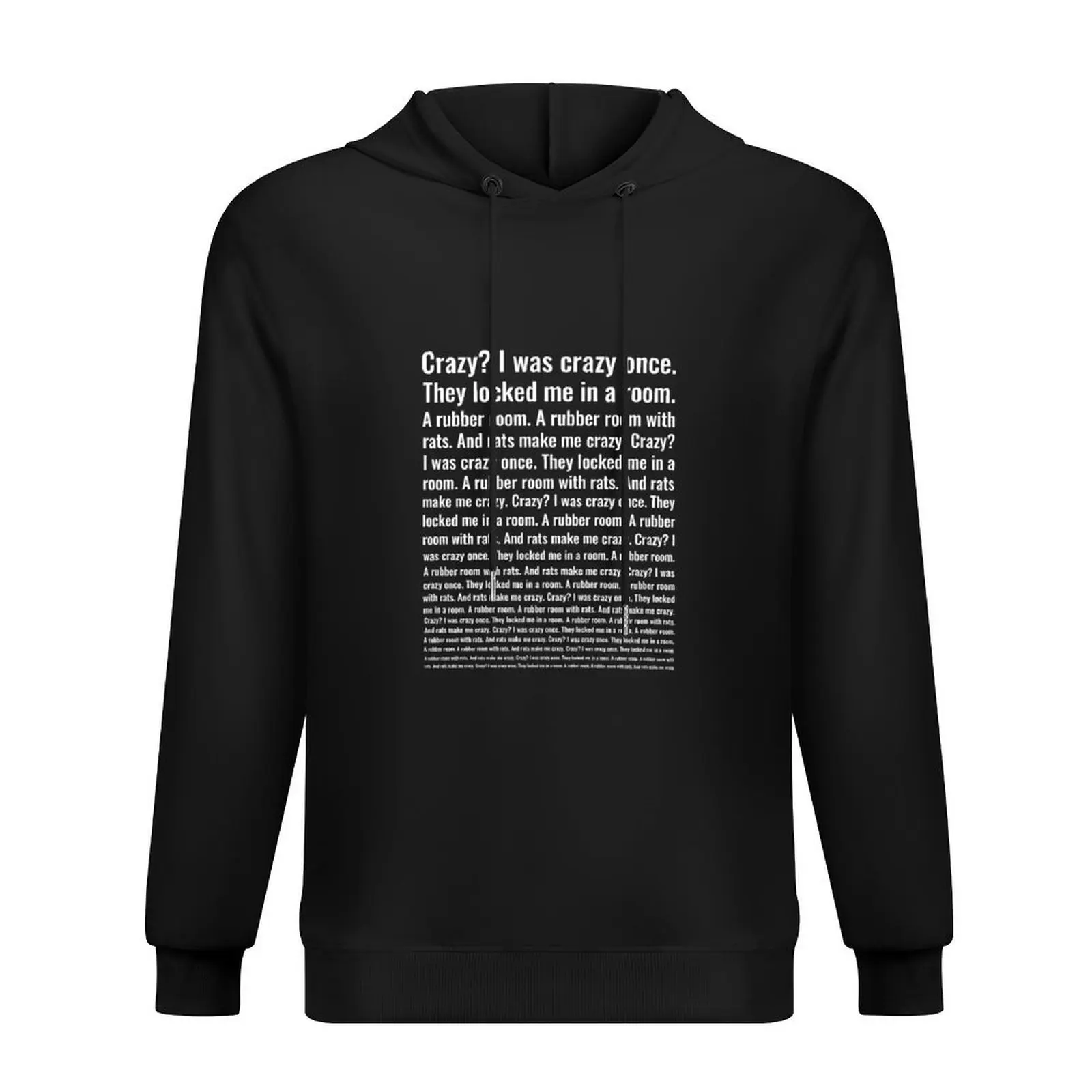 

Crazy I Was Crazy Once. Funny Trending Meme Hoodie men's sweat-shirt mens designer clothes autumn new products big size hoodie